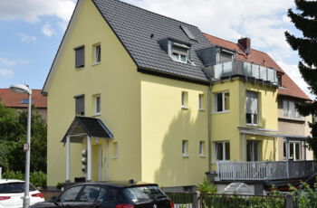 Glaserei Simon - Mehrfamilienhaus mit PVC - Fenstern