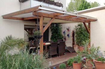 Glaserei Simon - Pergola Überdachung