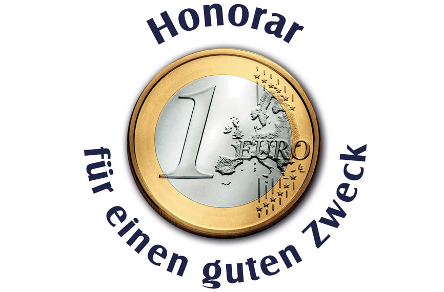 Honorar für einen guten Zweck