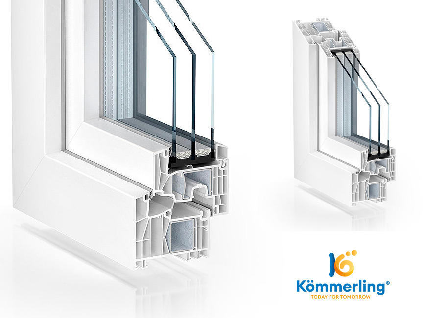 Glaserei Simon Kunststofffenster - Kömmerling 88mm Premium-Fenstersystem